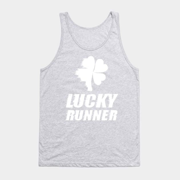 Lucky Runner St. Patrick's Day Funny Tank Top by KsuAnn